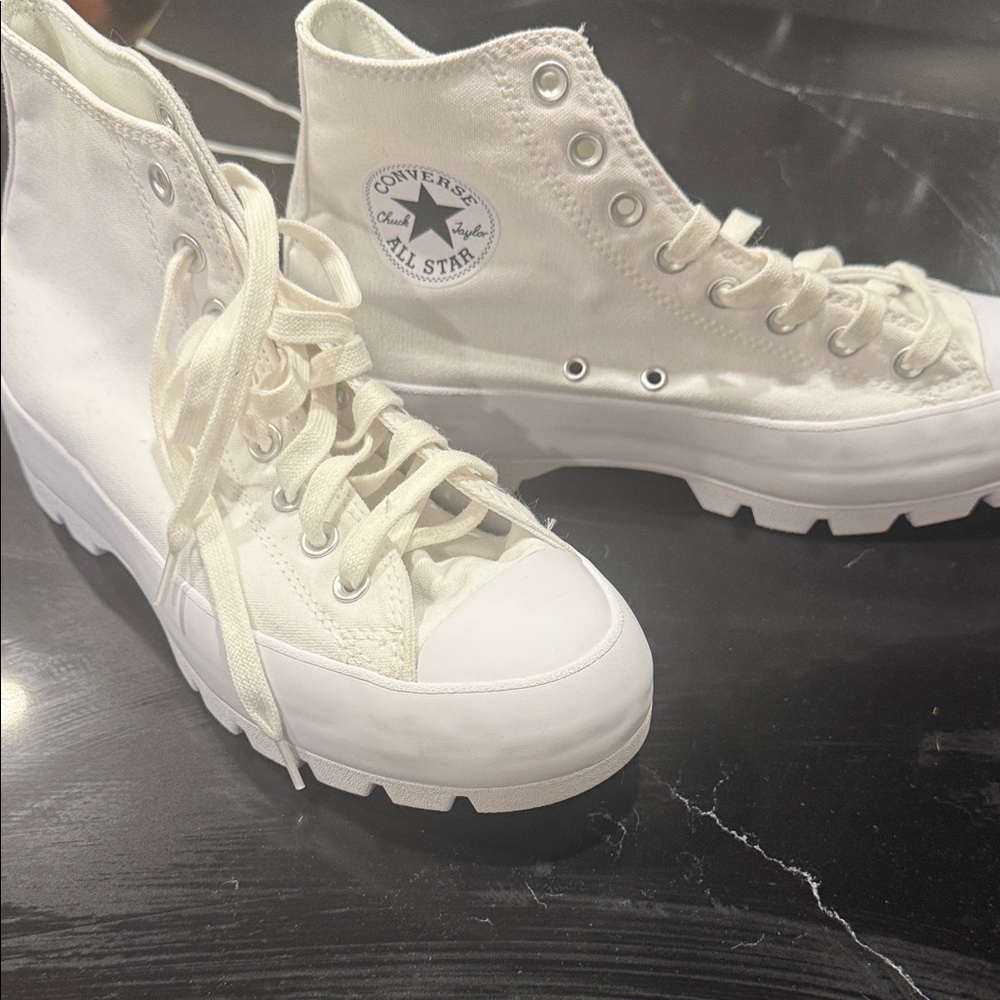 Converse Chuck Taylor All Star lLugged Luft Platform Canvas High-Top Sneakers